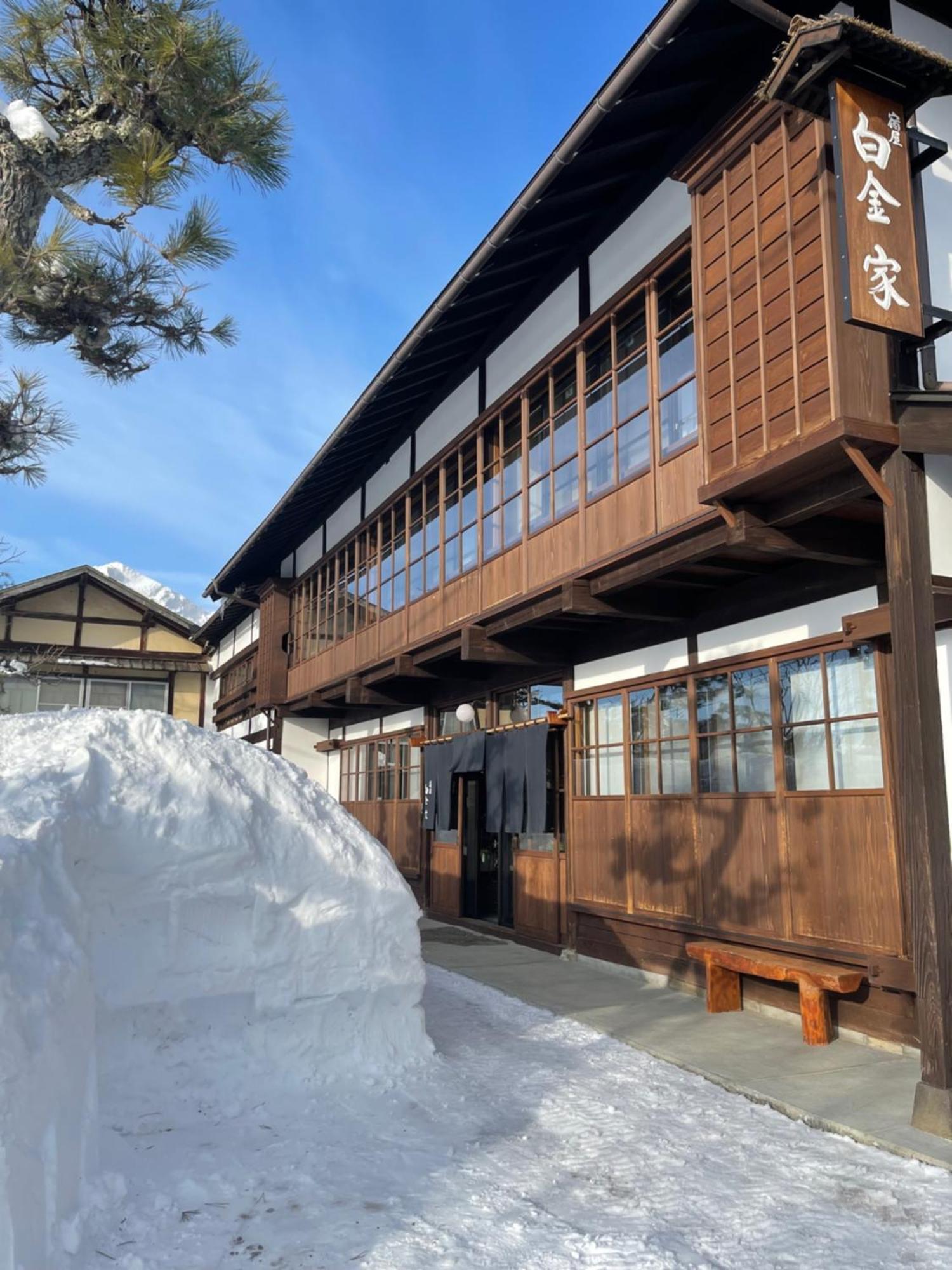 宿屋白金家 Yadoya-Shiroganeya 1日1組限定2名から8名様まで 全館貸切り 伝統的建造物の旅籠宿 Traditional Culture Experience Nagano Bagian luar foto